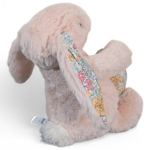 Jellycat Blossom Bashful Bunny Plush Small Pink Floral Ears Stuffed Animal - Picture 8 of 16